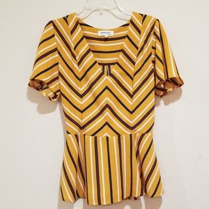 Monteau striped blouse